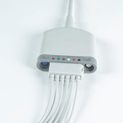 Kompatybilny z Multimed 6 Pod Patient Cable 3.5M 6Lead EKG z funkcją SpO2/temperatura/EKG