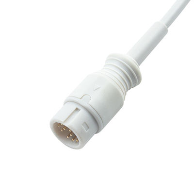 Szara kompatybilna sonda SpO2 dla noworodka dla Medetec England SPO2 Sensor 12Pin 3.0M