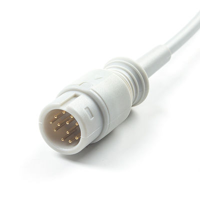 Szara kompatybilna sonda SpO2 dla noworodka dla Medetec England SPO2 Sensor 12Pin 3.0M