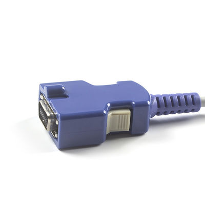 Półukończony czujnik SpO2 3M do C-ovidien N-ellcor Pulsooksymetr Kabel 100g Waga i DB 14-pin Purple Connector