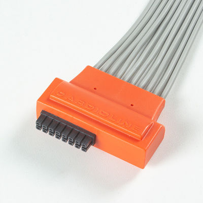 Kompatybilny kardiolityny dotykowy EKG 10Lead Kabel EKG IEC Snap z szary i pomarańczowy TPU