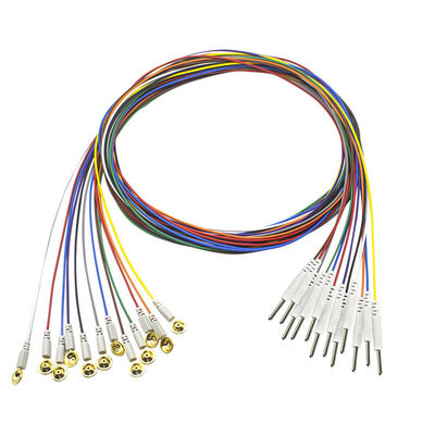 3.5 Mono Plug EEG Cup Type Gold Cap Elektrody EEG EMG Leadwires Elektroda