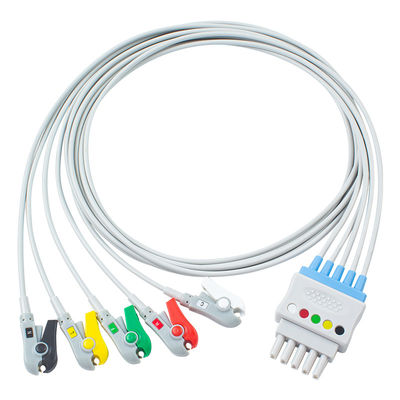 P-Hilips M1625A 989803104521 Przewody odprowadzeń EKG Kabel 6 odprowadzeń Zacisk IEC MP 20 IntelliVue MX800