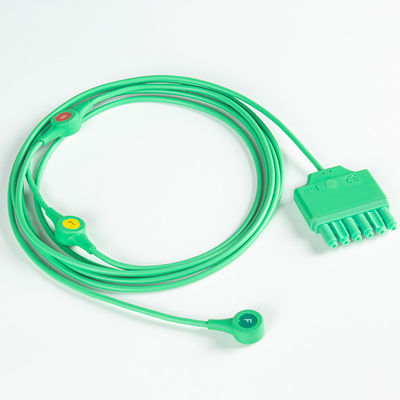 Wielokrotnie używane przewody EKG Drager Sie-mens Monolead 3Lead IEC Snap MS14555
