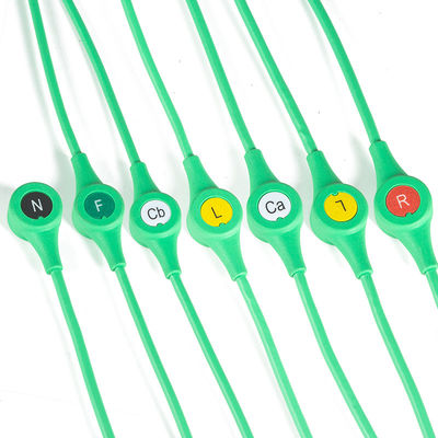 MS14682 Kabel EKG Draeger EKG Jednopink Monolead 6Lead Leadwires IEC Snap