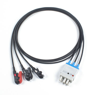 Nihon Kohden Radio Translucent Wire X-Ray CT 3 Lead MRI EKG Radiotranslucent Cable and Lead Wire