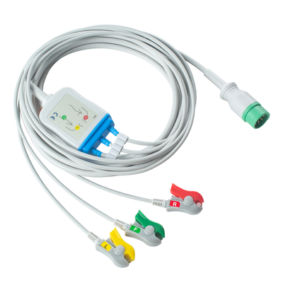 Kabel EKG Philips 5-odprowadzeniowy 12-pinowy M1975A dla dorosłych i dzieci