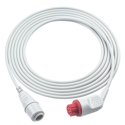Datex IBP Adapter Cable 10Pin to Utah Connector 3.5M Grey TPU