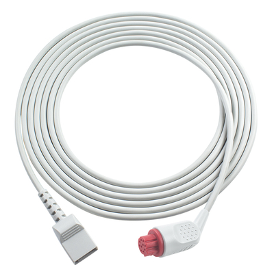Datex IBP Adapter Cable 10Pin to Utah Connector 3.5M Grey TPU
