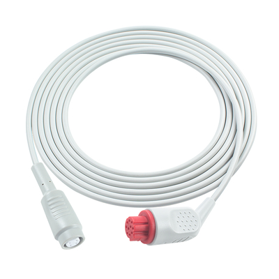 Datex IBP Adapter Cable 10Pin to Utah Connector 3.5M Grey TPU