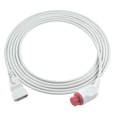 Datex IBP Adapter Cable 10Pin to Utah Connector 3.5M Grey TPU
