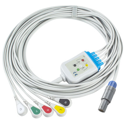 Biosys Kabel EKG i przewody ołowiane 6pin BPM-103 kabel EKG