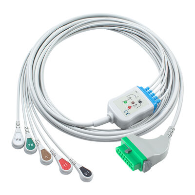 Fukuda Denshi CIO-07CTP-5NA CIO-07CTP-3NA Kabel EKG 15Pin DSL-8001 DSL-8001R Dynascope DS-8100 DS-8200 DS-8500
