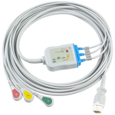 Kabel EKG 5-odprowadzeniowy 12-pinowy M1975A dla dorosłych i dzieci