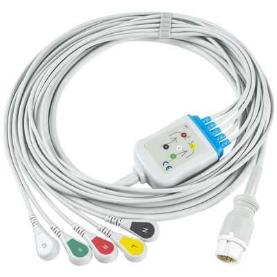 Kabel EKG 5-odprowadzeniowy 12-pinowy M1975A dla dorosłych i dzieci