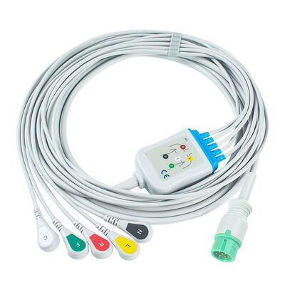 Yonker IE12 E12 E12S Kabel EKG wieloparametrowy 9Pin Kable EKG 6Pin Kable i przewody