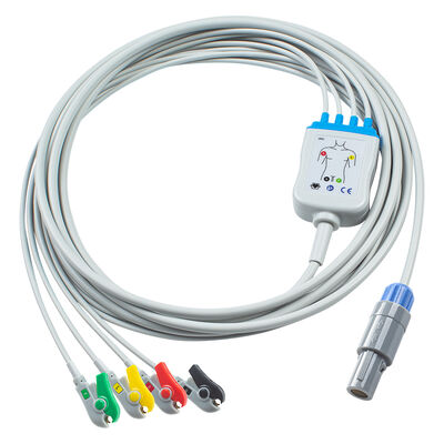 Petas 165R, 260R, 300, K-250, KMA160R 6-pinowy kabel EKG i przewody