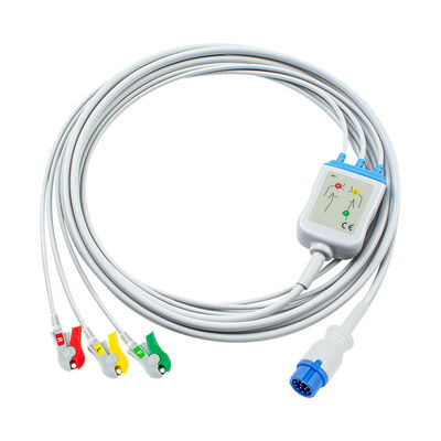 Wydany defibrylator kardio-pomocny CA360-B 12Pin EKG EKG Kabel i przewody 3Lead
