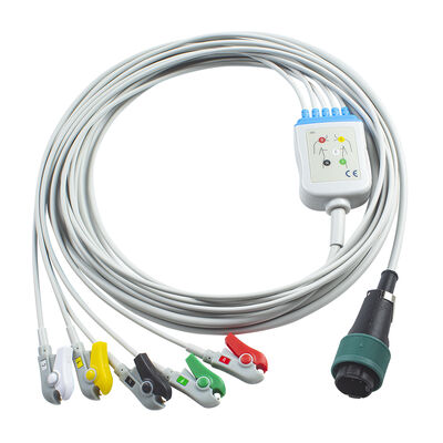 Saadat 6pin 8pin jednoczęściowy kabel EKG i przewody