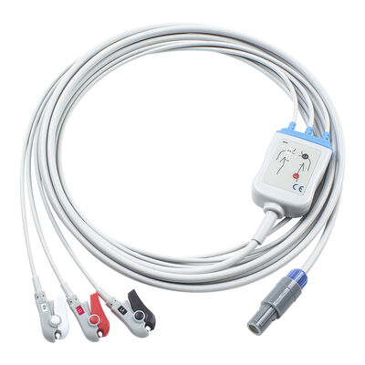 Jednoczęściowy kabel EKG i przewody Samsung 7-pinowy, 3 odprowadzeniowy