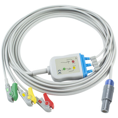 Jednoczęściowy kabel EKG i przewody Samsung 7-pinowy, 3 odprowadzeniowy