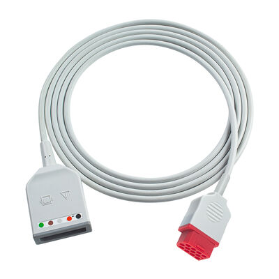 Kabel adaptera EKG Bionet 12Pin BM3 BM5 3 5odprowadzeniowy w stylu europejskim z kablami przedłużającymi EKG Drager
