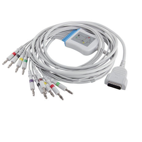 GE Marqutte Kabel EKG i przewody IEC 4.0 Złącze bananowe MAC500 MAC600 2104727-001