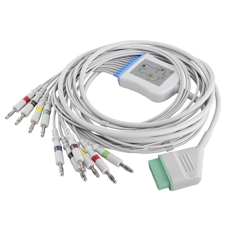 Nihon Kohden Japan BSM-2301 BSM-2353 01.57.107048 Kabel EKGLeadwires 4.0Banan