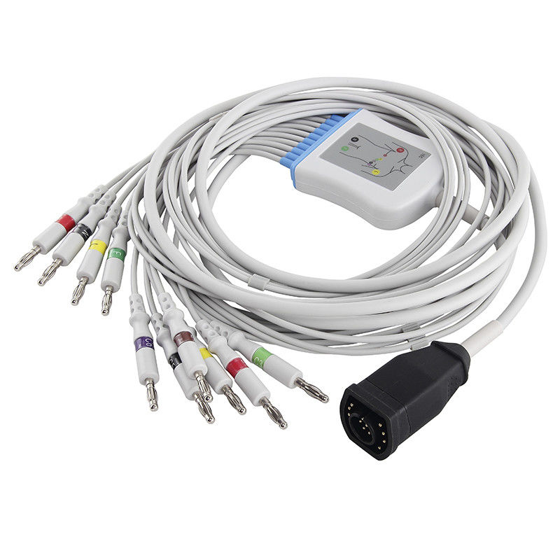 Kabel Zoll EKG Seria E/M i przewody połączeniowe Złącze bananowe IEC 4.0