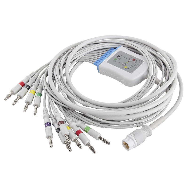 P-Hilips/HP M17770A M1771A M2461A Kabel i przewody EKG Złącze bananowe IEC 4.0