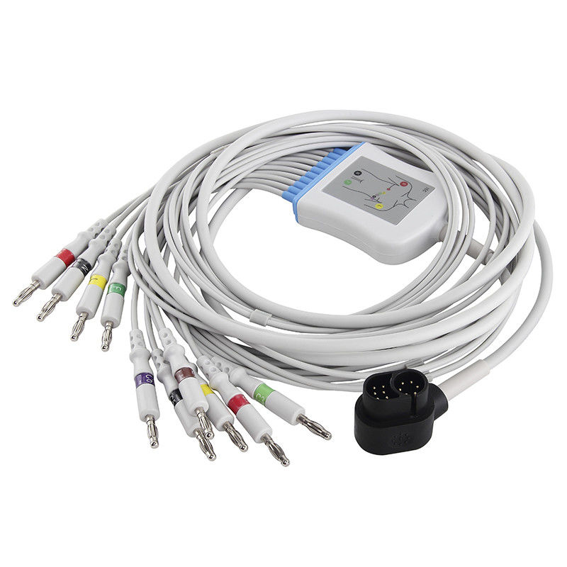 Welch Allyn Kabel EKG Model: 1500 RE-PC-AHA-BAN Kabel EKG i przewody IEC 4.0Banana