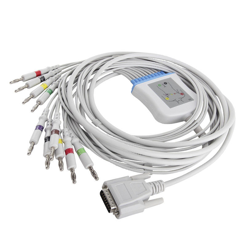 Mindray DECG-03A M2461A Kabel EKG i przewody IEC 4.0 Złącze bananowe