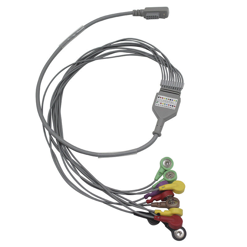 JincoMed Nowy typ Holter EKG Kabel i Leadwires 10-odprowadzeniowy monitor pacjenta
