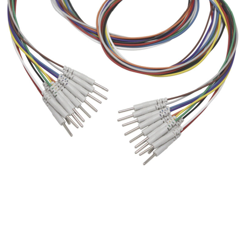 3.5 Mono Plug Grabber do 2.0mm pin EEG Cap elektrody niklowane elektrody EEG EMS Leadwires