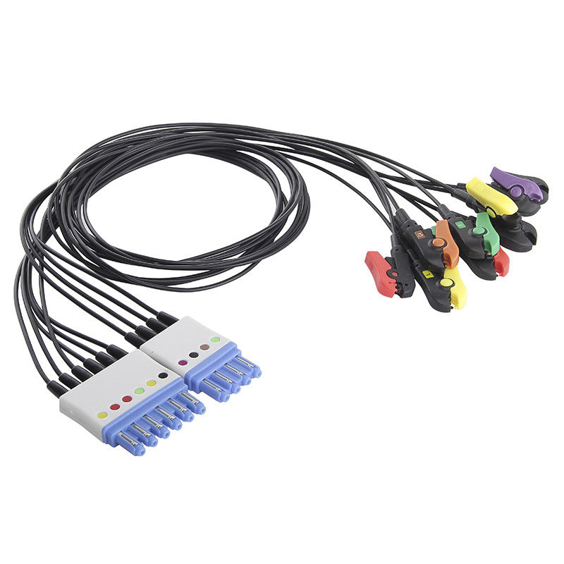 P-Hilips DG Style Radio Translucent Wire 10 odprowadzeń MRI X-Ray EKG Translucentny kabel i przewody odprowadzeń