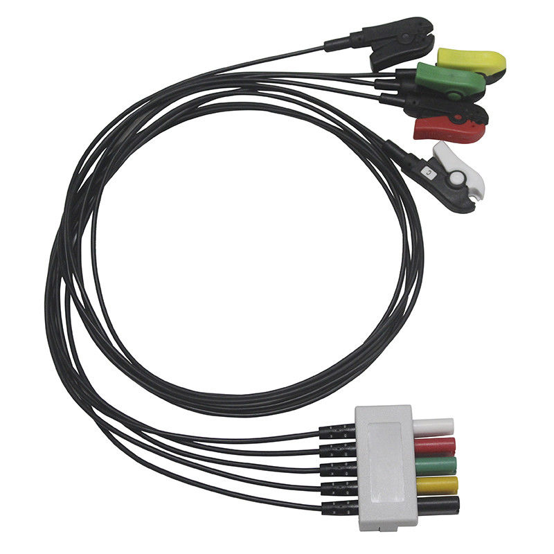 Mindray Radiao Translucent Wire 5 odprowadzeń RTG typu D EKG Translucentny kabel i przewody odprowadzeń