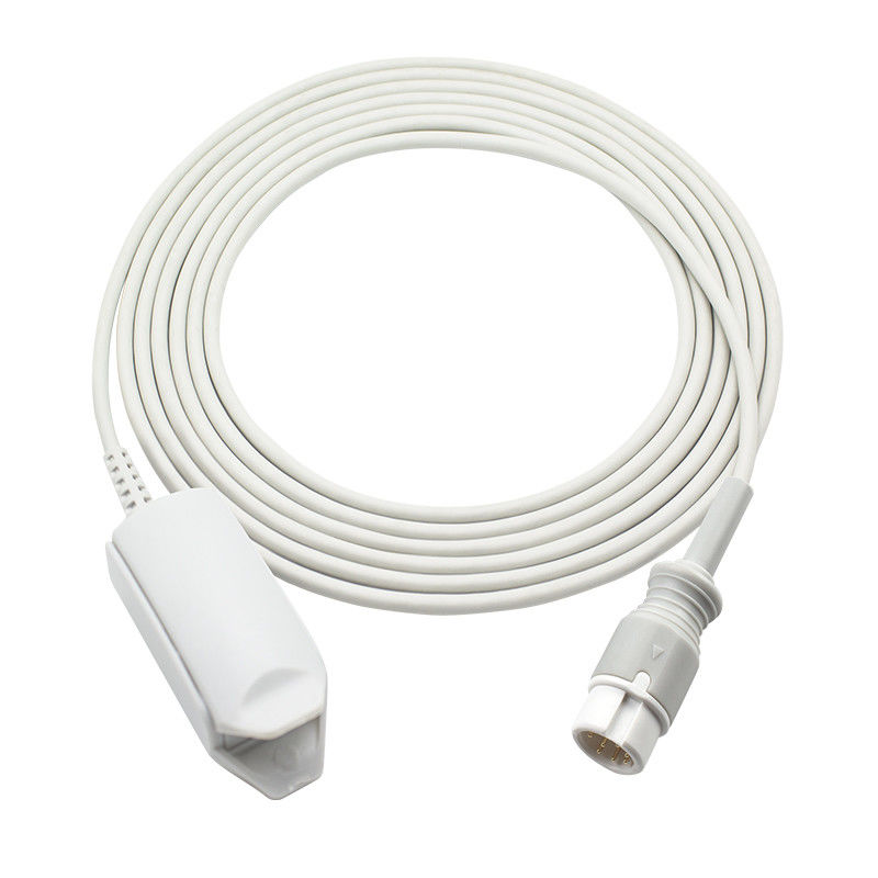 Mindray Accutorr 3 DPM6 0010-30-42738 115-023135-00 czujnik SpO2 dla m-asi-mo tech 7 Pin dorosłych klips na palec SpO2 sonda