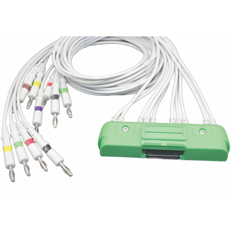Nihon Kohden japonia BR-911D ECG-9320 ECG-9522P Cardiofax V 1550K kabel EKG NK 10 odprowadzeń IEC banan 4.0