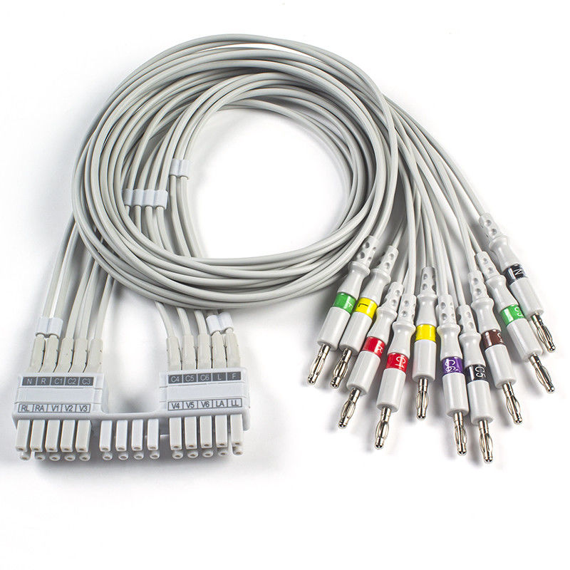 Mortara Przewody EKG 9293-041-50, 9293-046-60 IEC 4.0 Bananowe przewody EKG