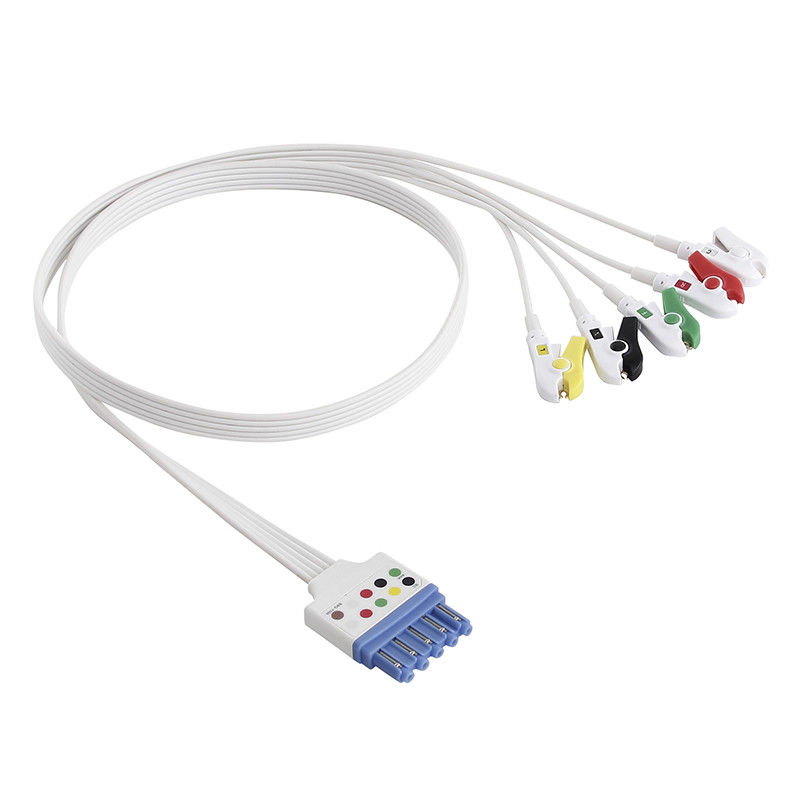 P-Hilips 989803174211 989803173131 Jednorazowy 5-odprowadzeniowy zacisk do kabli EKG Din DG Style IEC