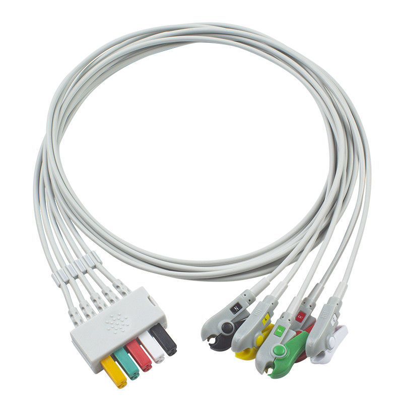 S-iemens/Drager 5956359 MP03414 Odłączany kabel odprowadzeń EKG z 5 odprowadzeniami EKG