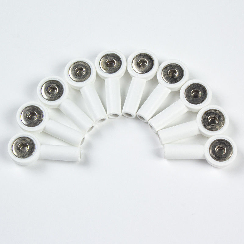 Banana Din To Snap Adaptory EKG Części 3mm Din Plug To Snap EKG elektrody