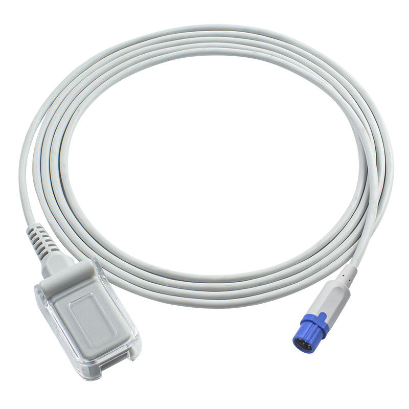 Kabel czujnika Shenmei SpO2 8Pin do 9Pin Kabel adaptera SpO2 do klinik / szpitali