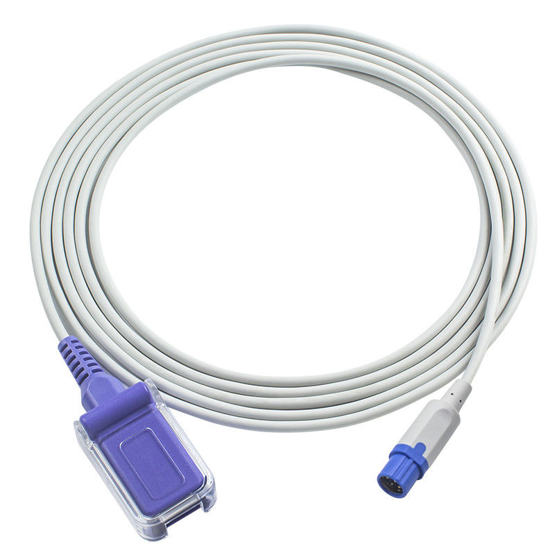 Drager S-iemens Kabel czujnika SpO2 Kabel N-ellcor Oxi-max 7Pin do DB9 2,4 M TPU