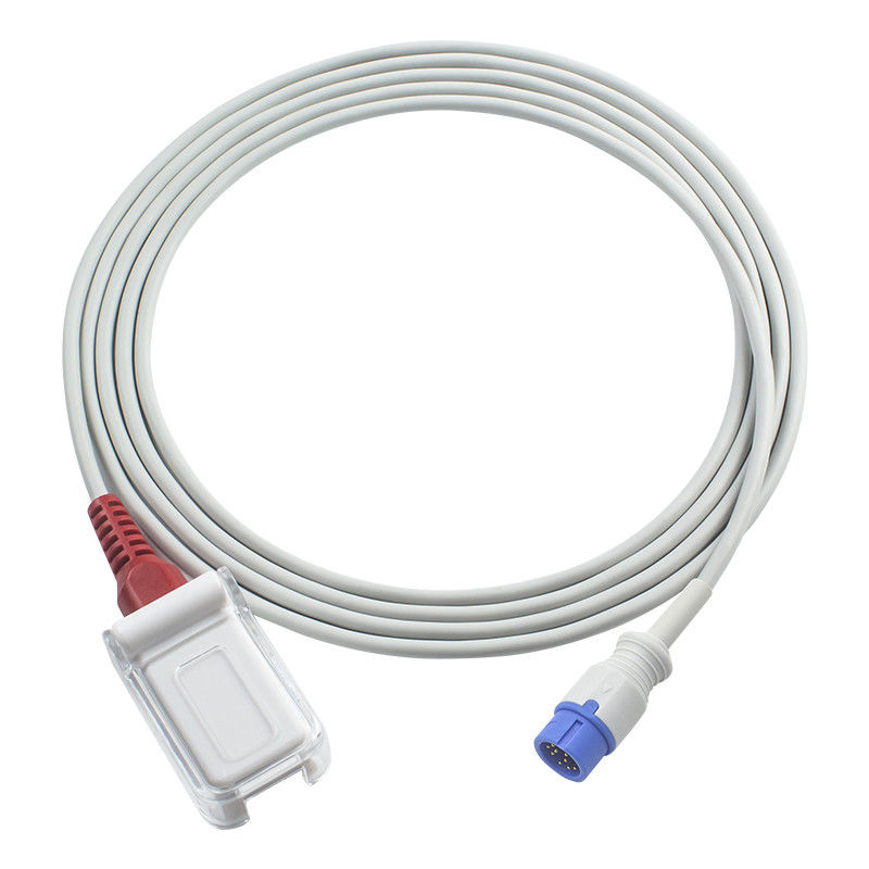 Comen for M-asi-mo red tech C30/C50/C80 SpO2 kabel czujnika SpO2 adapter przedłużacz kabla 12Pin do DB9 kabel pacjenta