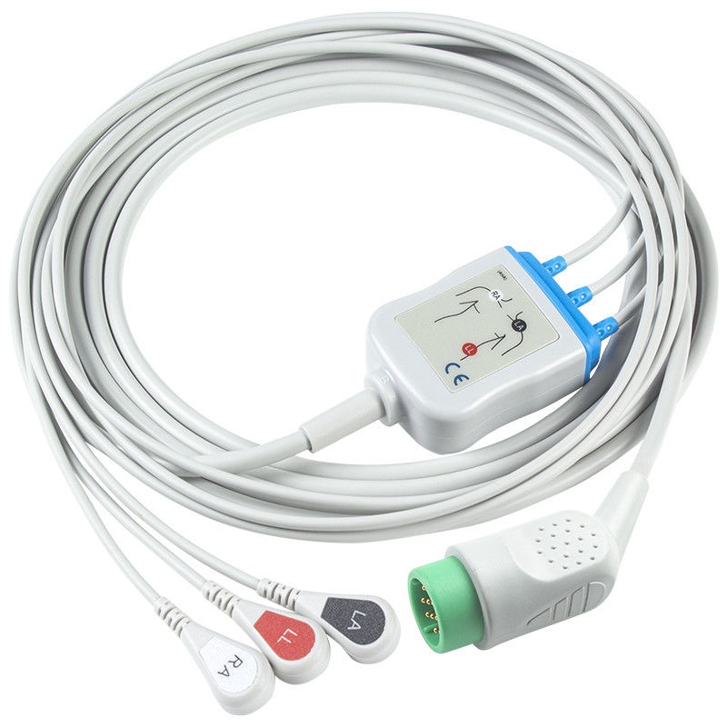 Dla Strykera > Med-tronics > Kompatybilny z fizykologicznym sterowaniem kabel EKG z bezpośrednim podłączeniem i przewody - 11110-000029