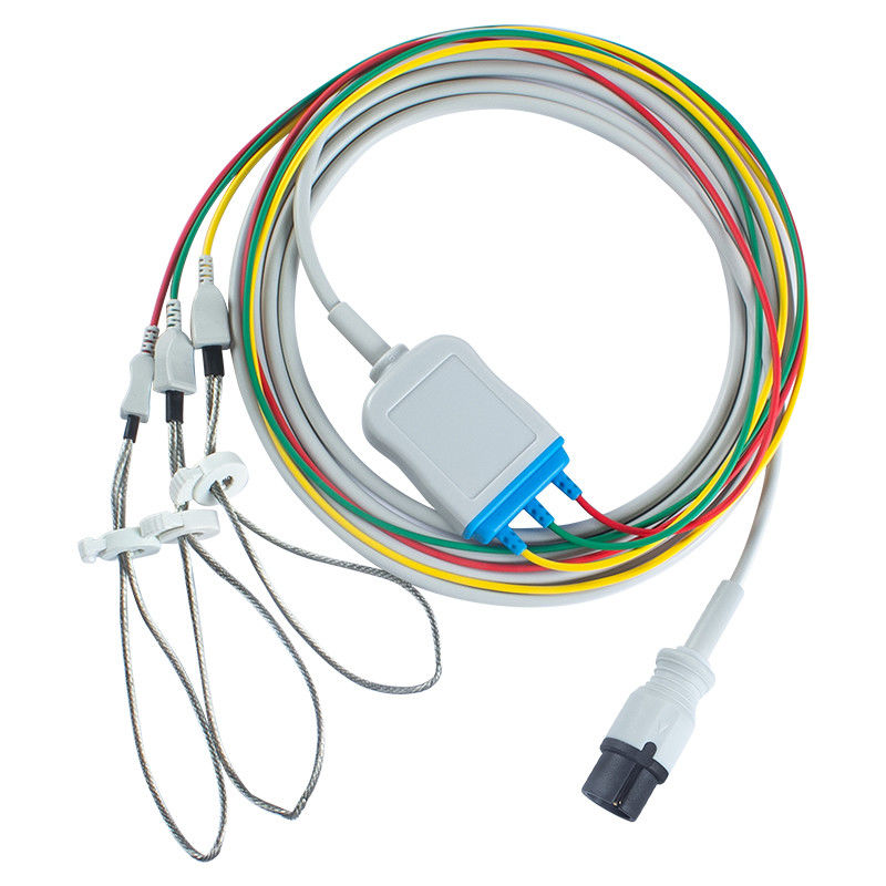 AAMI Kable EKG dla zwierząt weterynaryjne i przewody ołowiowe 6pin Connector ECG Cable 3 Lead leggings