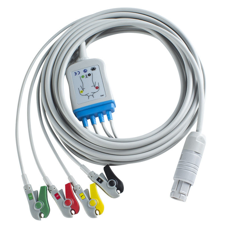 Primedic Defibrillator EKG Kabel i przewody 16Pin EKG bezpośrednio do maszyny 4-kanałowy EKG Kabel