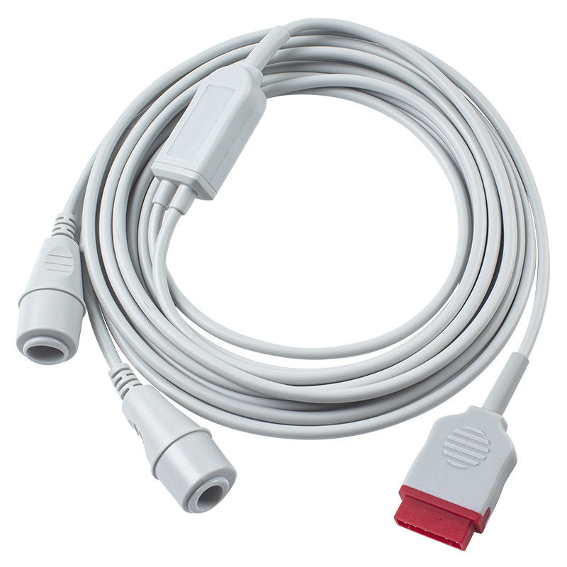 GE Inwazyjny Przełącznik ciśnienia krwi IBP Kabel adaptera 2*Edward 6pin Kabel rozszerzający IBP