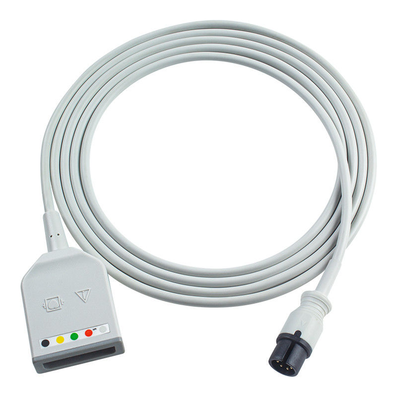Mindray Datascope AAMI 6Pin Connector 5Lead EKG Trunk Adapter Kabel 0010-30-12377 EV 6102 EKG Extension Kabel Euro Style